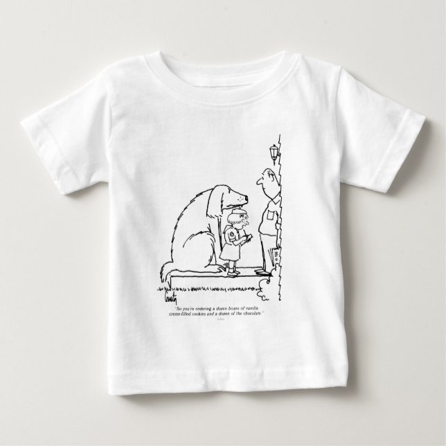 T-shirt Pour Bébé Commande de cookies (Devant)