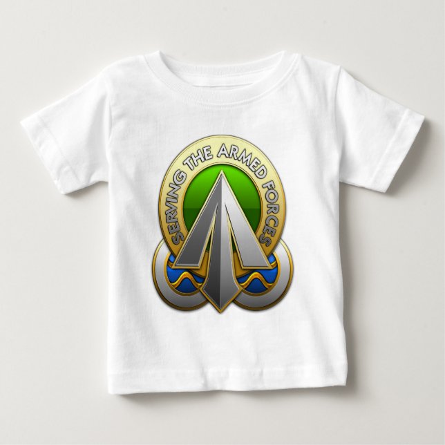T-shirt Pour Bébé Commande de déploiement et de distribution de surf (Devant)