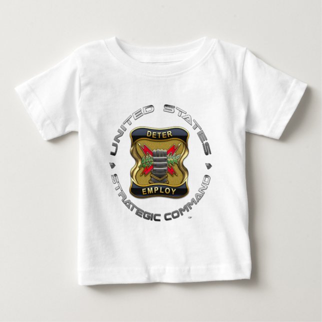 T-shirt Pour Bébé Commande stratégique des USA (Devant)