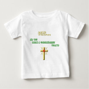T-shirt Pour Bébé Commandement cassé Christian