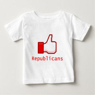 T-shirt Pour Bébé Comme des républicains