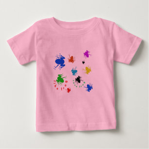 T-shirt Pour Bébé comme la grenouille sauver la grenouille