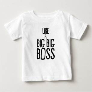 T-shirt Pour Bébé Comme un gros patron