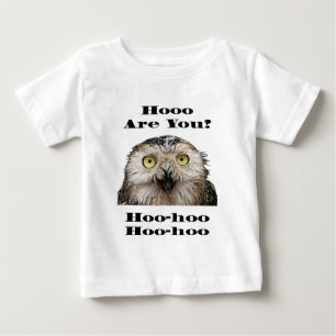 T-shirt Pour Bébé Comment Es-Tu ? Owl Qui Êtes-Vous ?