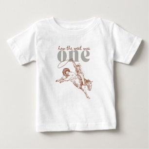 T-shirt Pour Bébé Comment l'Occident était une première chemise d'an