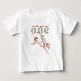T-shirt Pour Bébé Comment l'Occident était une première chemise d'an