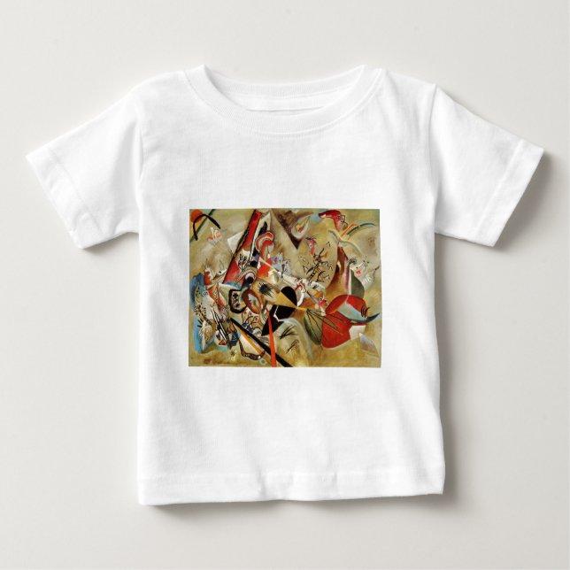 T-shirt Pour Bébé Composition Abstraite de Kandinsky (Devant)