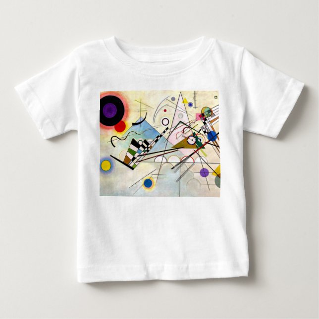 T-shirt Pour Bébé Composition Kandinsky 8 (Devant)