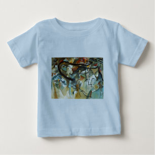 T-shirt Pour Bébé Composition Kandinsky V Peinture Abstraite