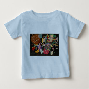 T-shirt Pour Bébé Composition Kandinsky X Oeuvre Abstraite