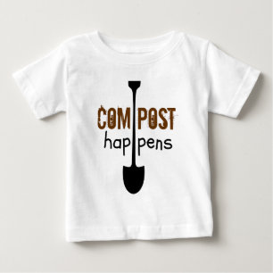 T-shirt Pour Bébé Compost se produit lors de l'affichage des Humours