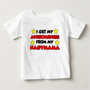 T-shirt Pour Bébé Compréhension De Nagymama