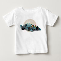 Concept de voiture de course retro personnalisé