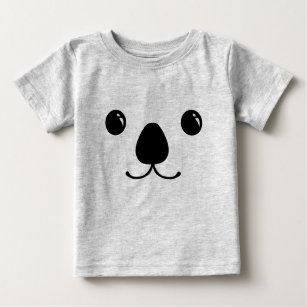 T-shirt Pour Bébé Conception animale mignonne de visage de koala