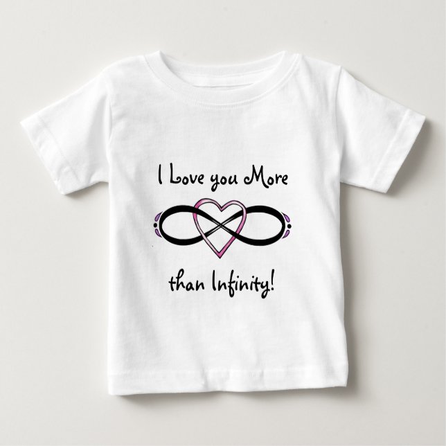 T-shirt Pour Bébé Conception d'amour d'Infinate (Devant)