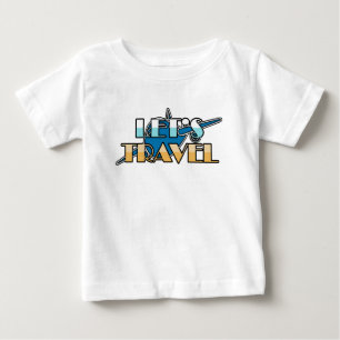 T-shirt Pour Bébé Conception d'avion pour voyager