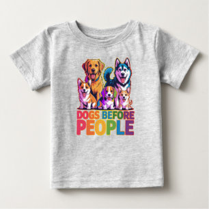 T-shirt Pour Bébé Conception de citation de l'amour de chien drôle d