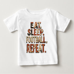 T-shirt Pour Bébé Conception de fan de football vintage Graphique
