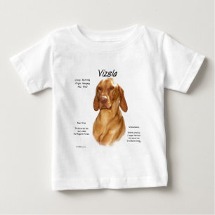 T-shirt Pour Bébé Conception de l'histoire de Vizsla