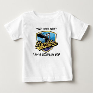T-shirt Pour Bébé Conception de logo élégant Gold Brooklyn