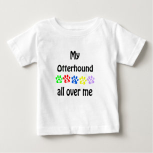 T-shirt Pour Bébé Conception de marches Otterhound