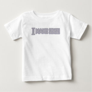 T-shirt Pour Bébé Conception d'expression mignonne "Rendre logique"