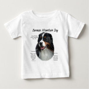 T-shirt Pour Bébé Conception d'histoire de chien de montagne de