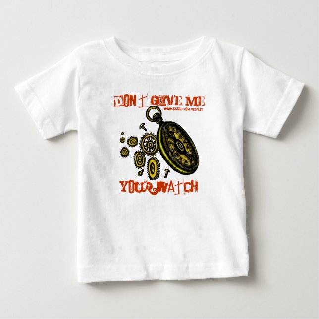 T-shirt Pour Bébé Conception drôle de T-shirt de bébé (Devant)