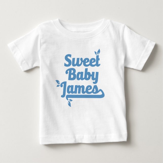 T-shirt Pour Bébé Conception mignonne de James de bébé (Devant)