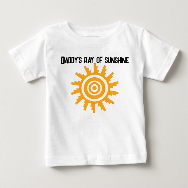 T-shirt Pour Bébé Conception Sun (Devant)