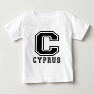 T-shirt Pour Bébé Conceptions de la Chypre