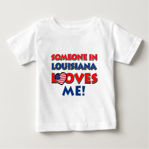 T-shirt Pour Bébé Conceptions de la LOUISIANE