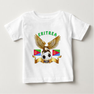 T-shirt Pour Bébé Conceptions du football de l'Érythrée