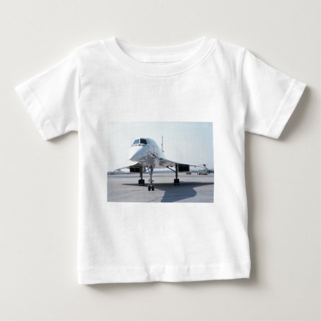 T-shirt Pour Bébé Concorde supersonique (Devant)