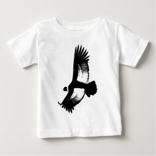 T-shirt Pour Bébé Condor andin volant