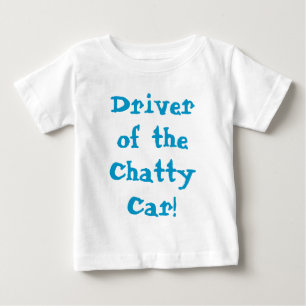 T-shirt Pour Bébé Conducteur De La Voiture Bavarde Drôle