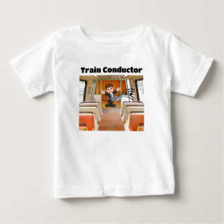 T-shirt Pour Bébé Conducteur de train Locomotive Melody par Funnycom