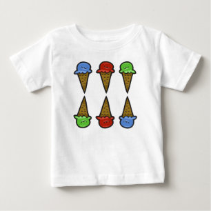 T-shirt Pour Bébé Cônes de glace