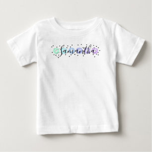 T-shirt Pour Bébé Confettis à l'aquarelle