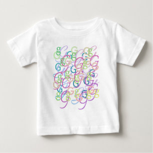 T-shirt Pour Bébé Confettis en forme de lettre "G"