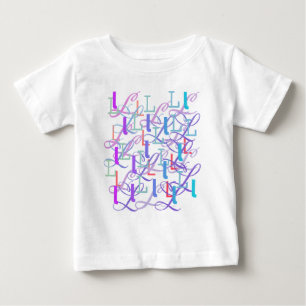 T-shirt Pour Bébé Confettis en forme de lettre "L"