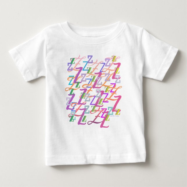 T-shirt Pour Bébé Confettis en forme de lettre "Z" (Devant)