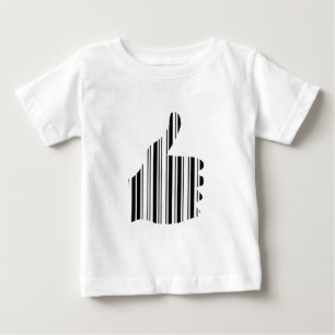 T-shirt Pour Bébé CONFIGURATION DU CODE DE BARRE POITRINE Gérez Moti