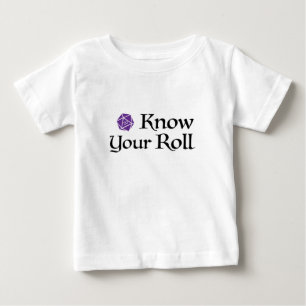 T-shirt Pour Bébé Connaître votre rouleau