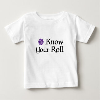 T-shirt Pour Bébé Connaître votre rouleau