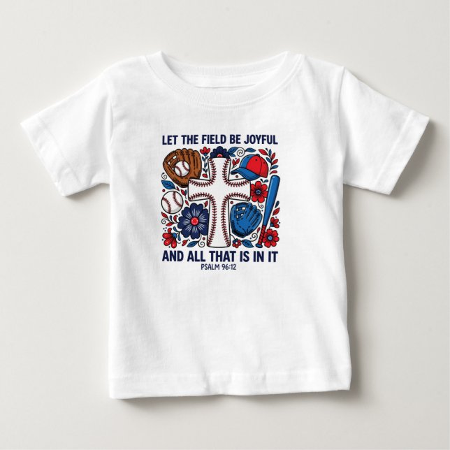 T-shirt Pour Bébé Conquette de baseball joyeuse PNG (Devant)