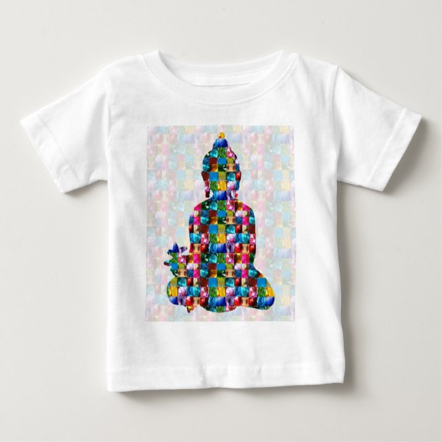 T-shirt Pour Bébé Conscience de BOUDDHA : Roulé dans des BIJOUX (Devant)
