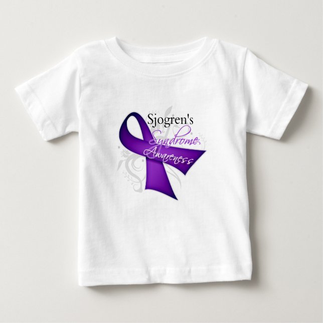 T-shirt Pour Bébé Conscience de syndrome de Sjogren (Devant)