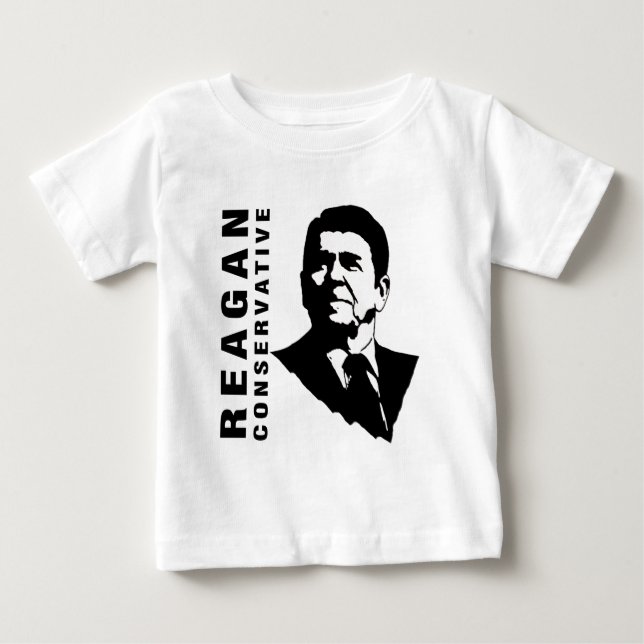 T-shirt Pour Bébé Conservateur de Reagan (Devant)