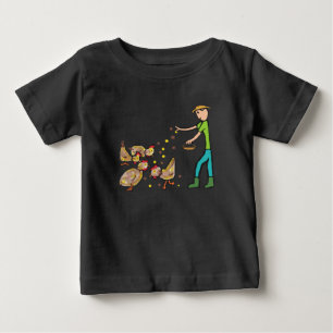 T-shirt Pour Bébé Conservation du poulet